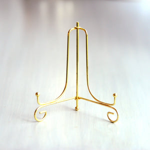 4" Gold Easel