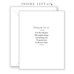 Angels Near (Psalm 91:11) - Praying for You Card