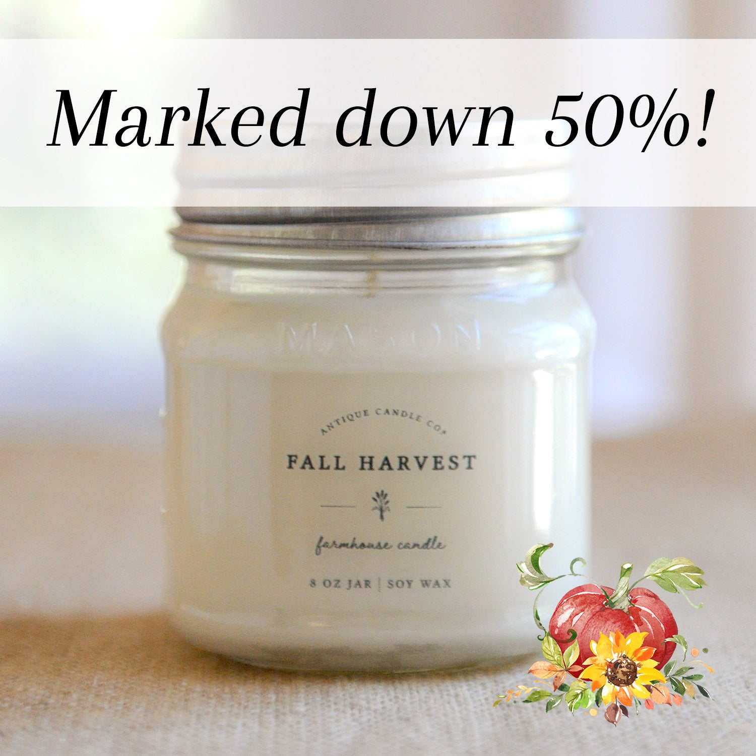 Candle: Fall Harvest 8oz