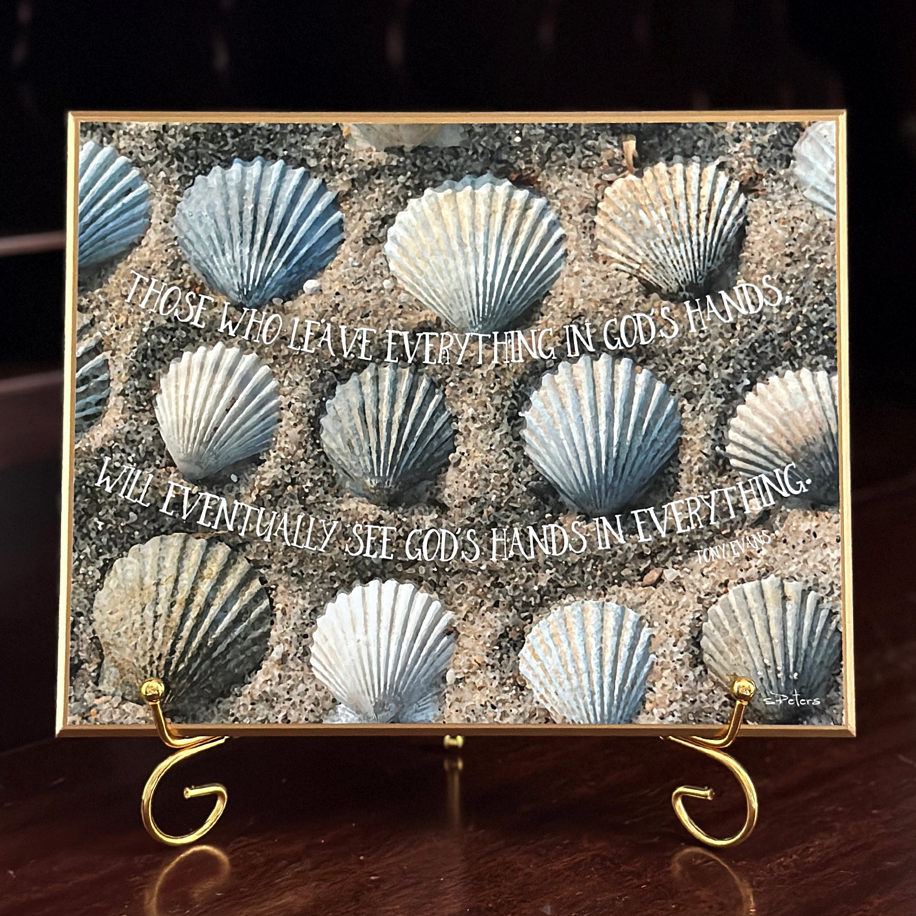 Handiwork by the Sea - 8x10 Beveled Board