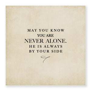 Never Alone - Mini Print