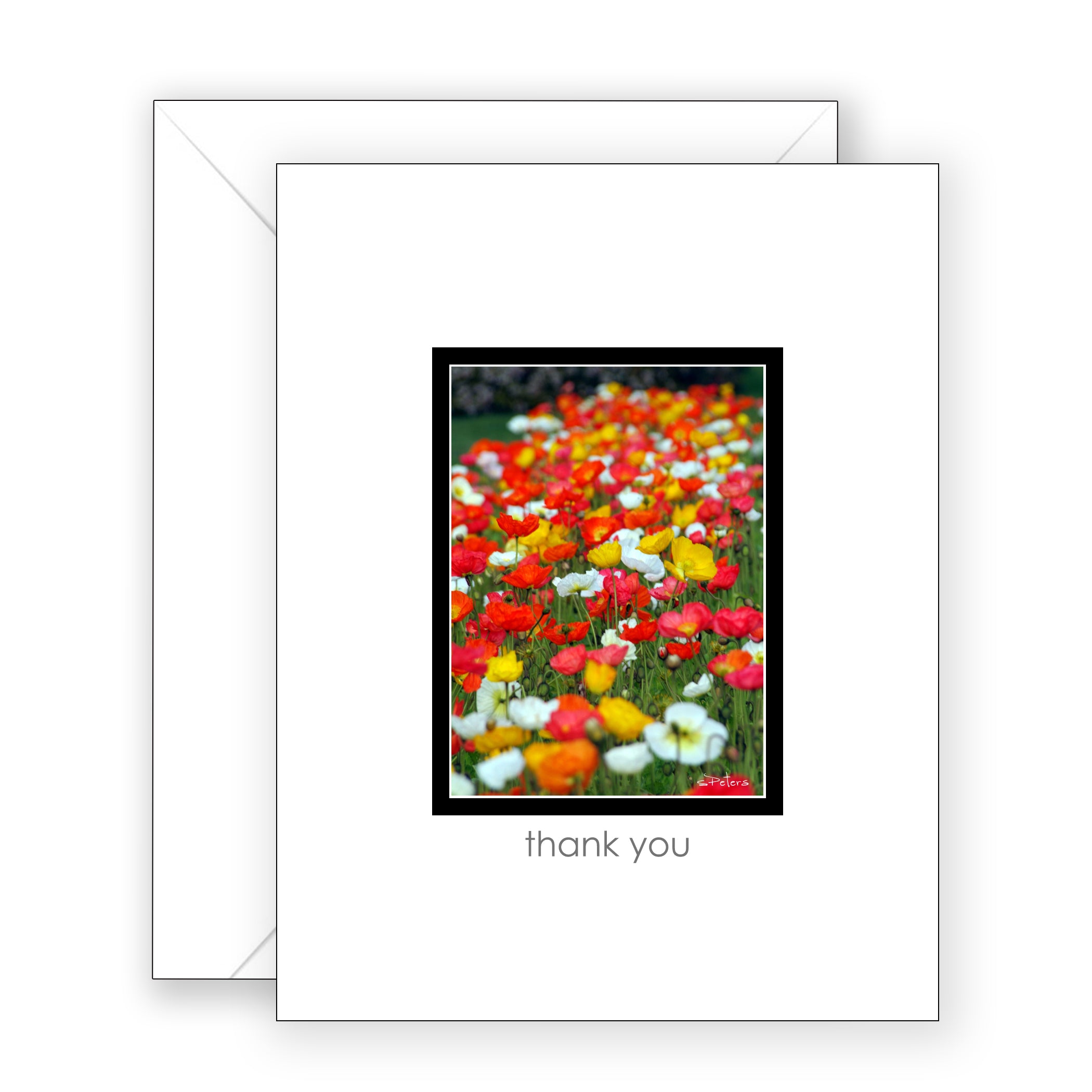 Poppy Paradise - Thank You Card