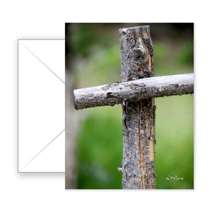 Rugged Cross - Blank Art Card