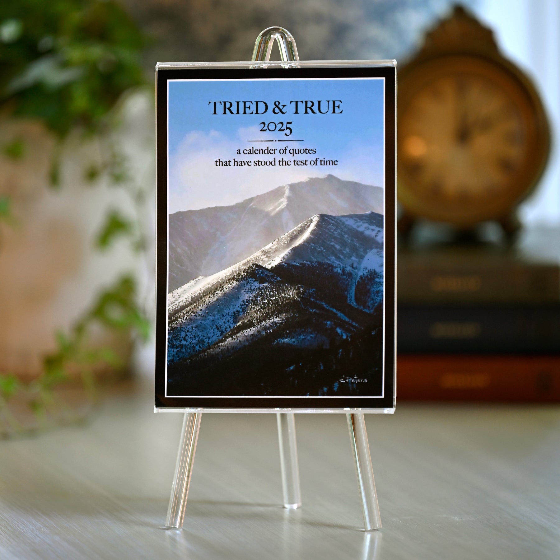 2025 Tried and True Calendar with Easel