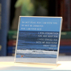 Beach Bum (Isaiah 41:10) - Framed Mini Print