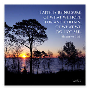 Camden Sunrise (Hebrews 11:1) - Frameable Print