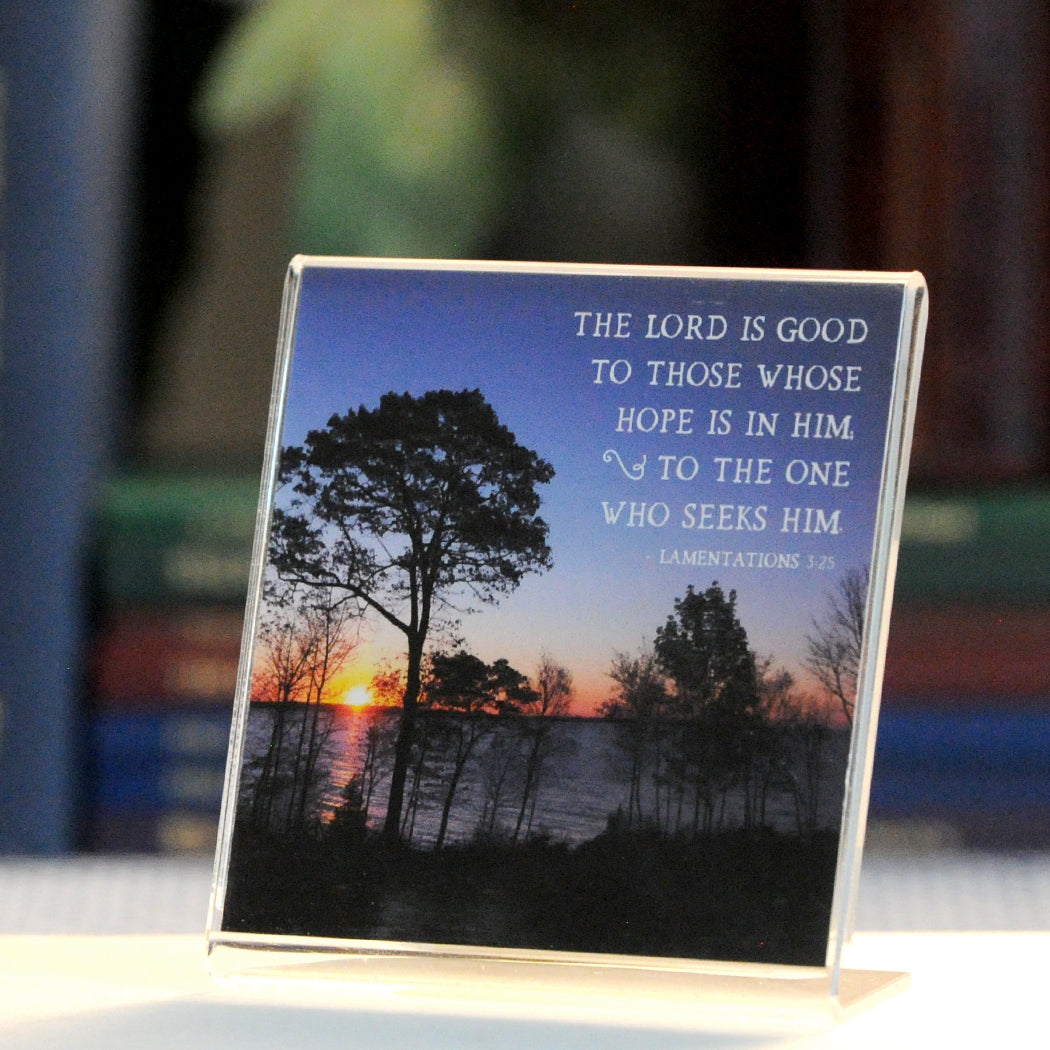 Camden Sunrise (Lamentations 3:25)  - Framed Mini Print