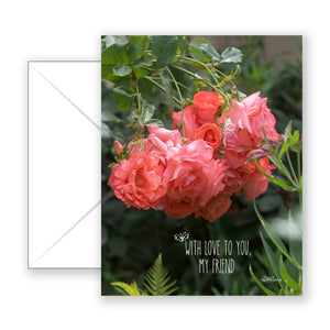 Coral Cascade - Birthday Card