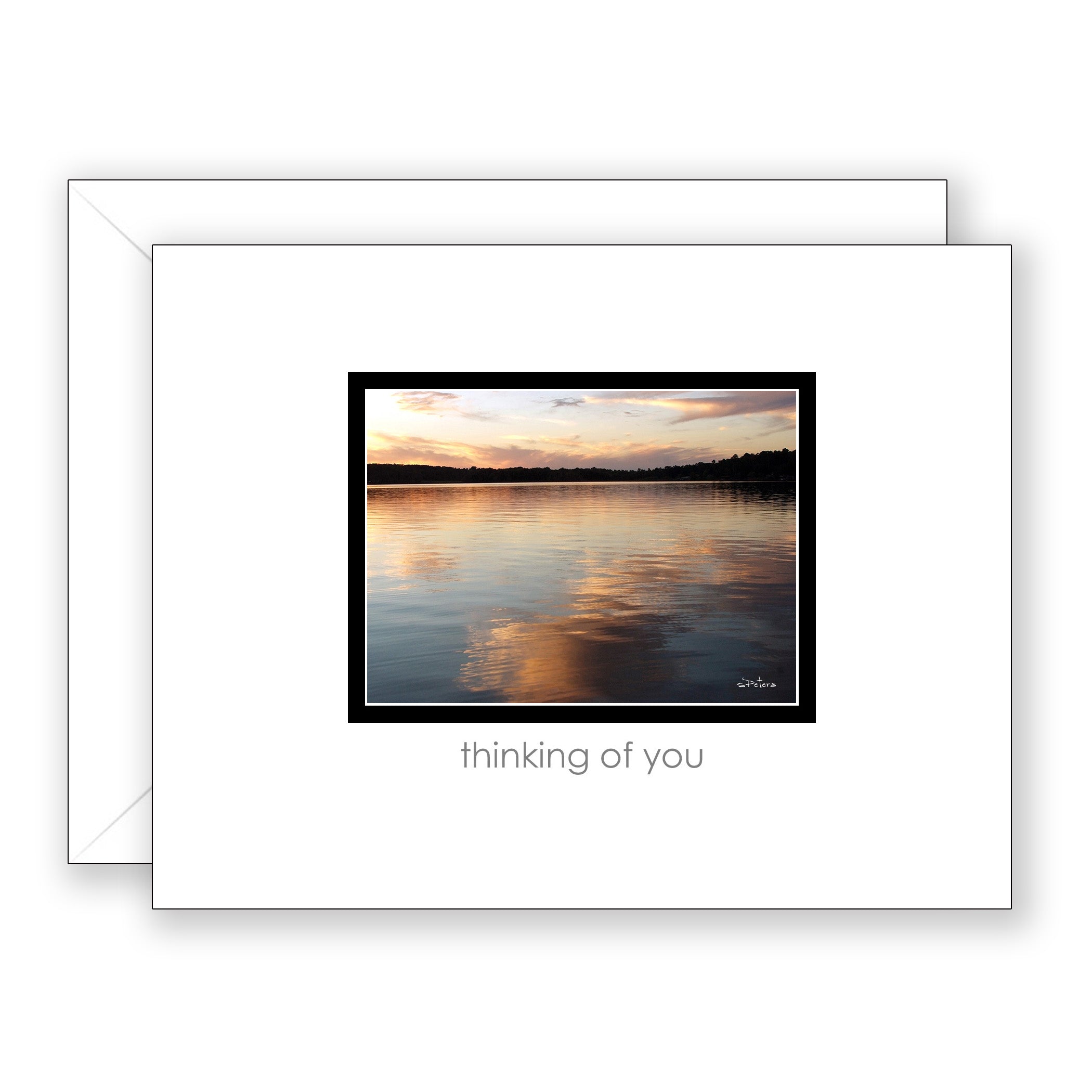 Cypress Sunset - Sympathy Card