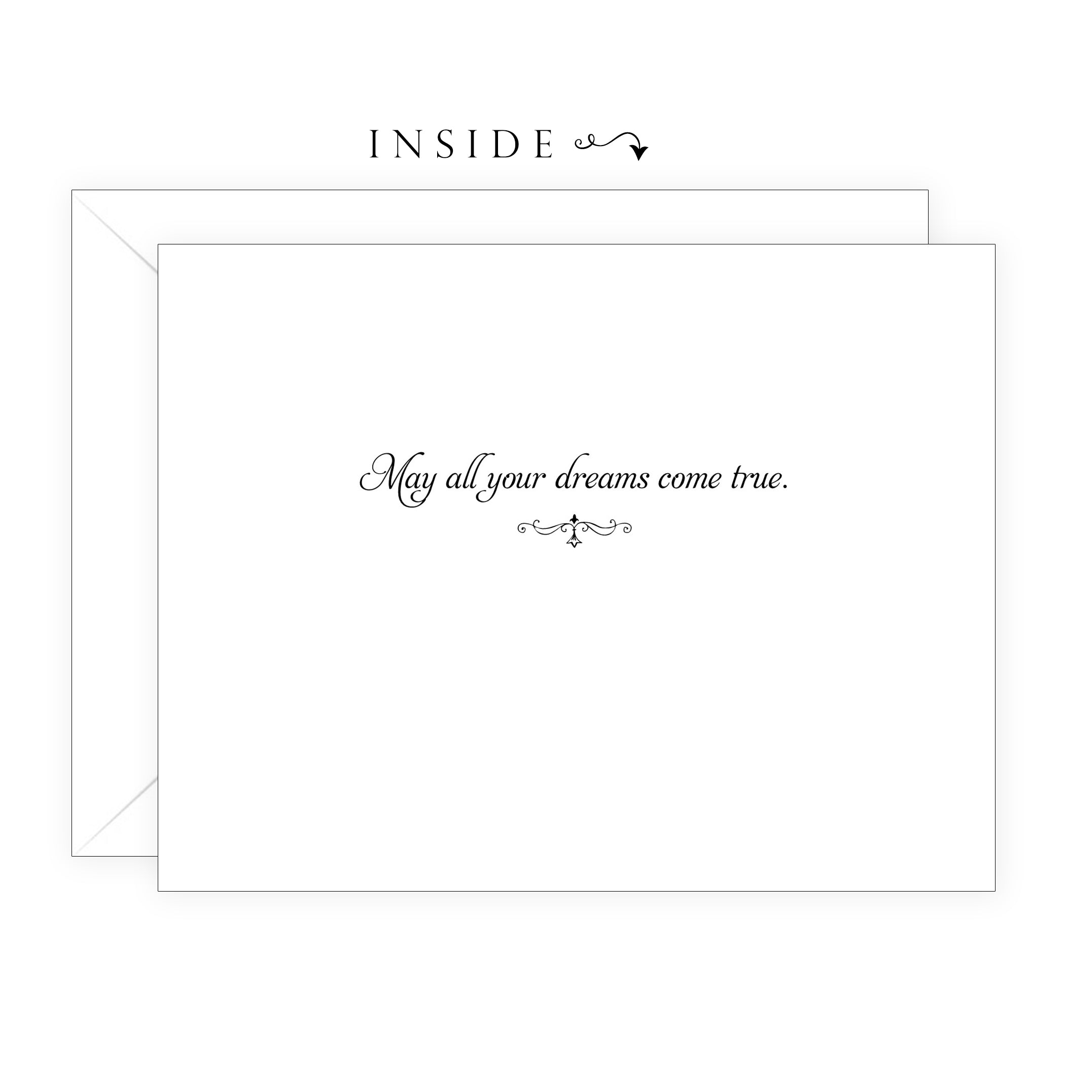 Fairy Tale - Bridal Shower & Wedding Notecard