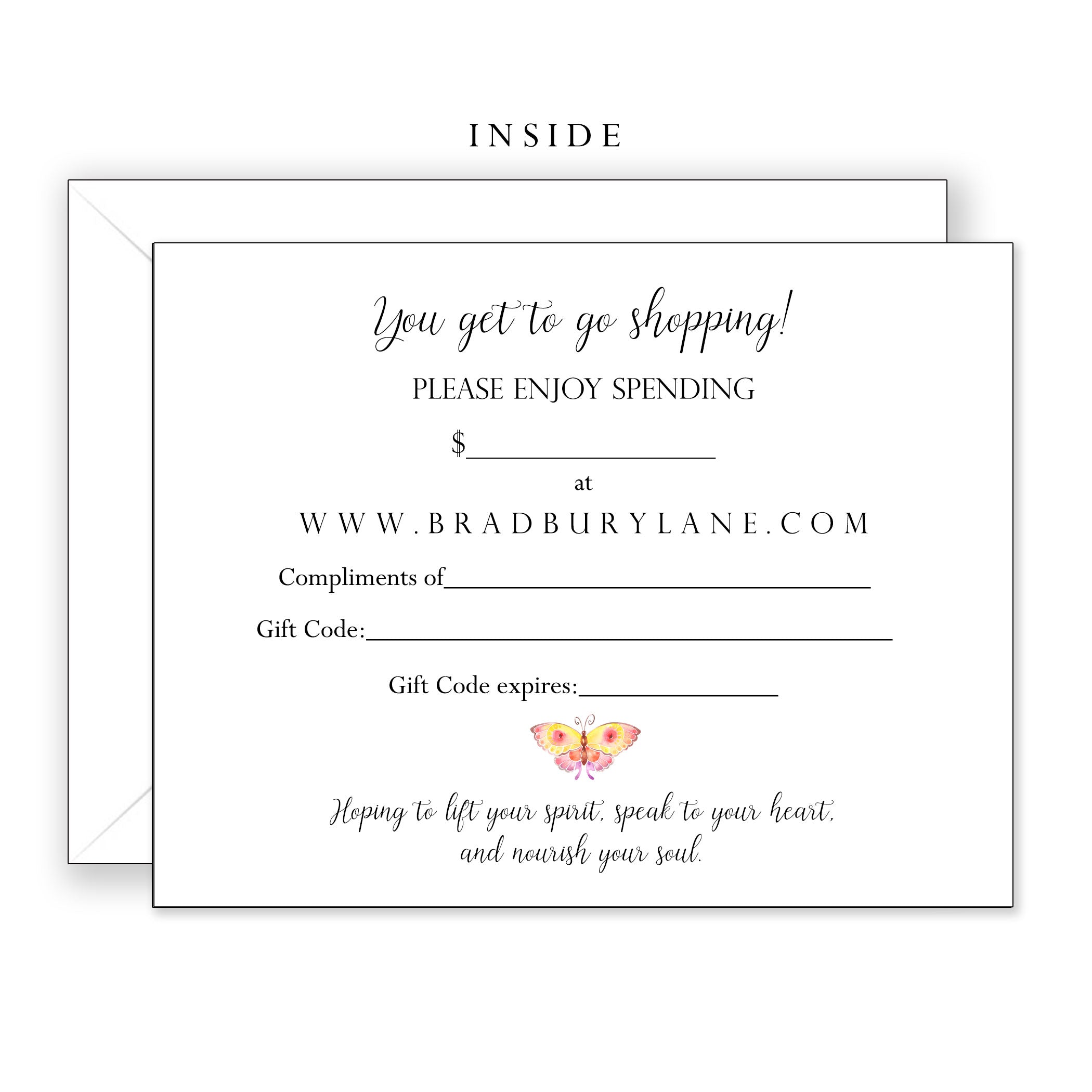 Bradbury Lane Gift Card - Grenoble Gerbers