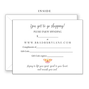 Bradbury Lane Gift Card - Grenoble Gerbers