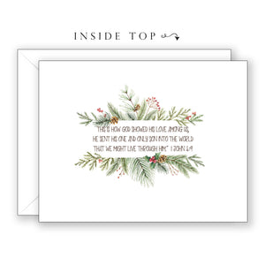 Holy Night (I John 4:9) - Christmas Card