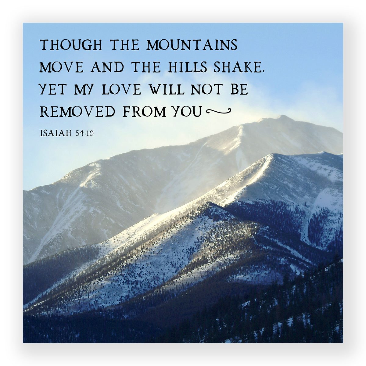 Mt. Princeton (Isaiah 54:10) - Mini Print