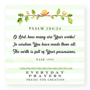 O Lord, How Many (Psalm 104:24) - Mini Print