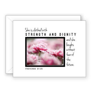 Pink Dignity - Encouragement Card (Blank)