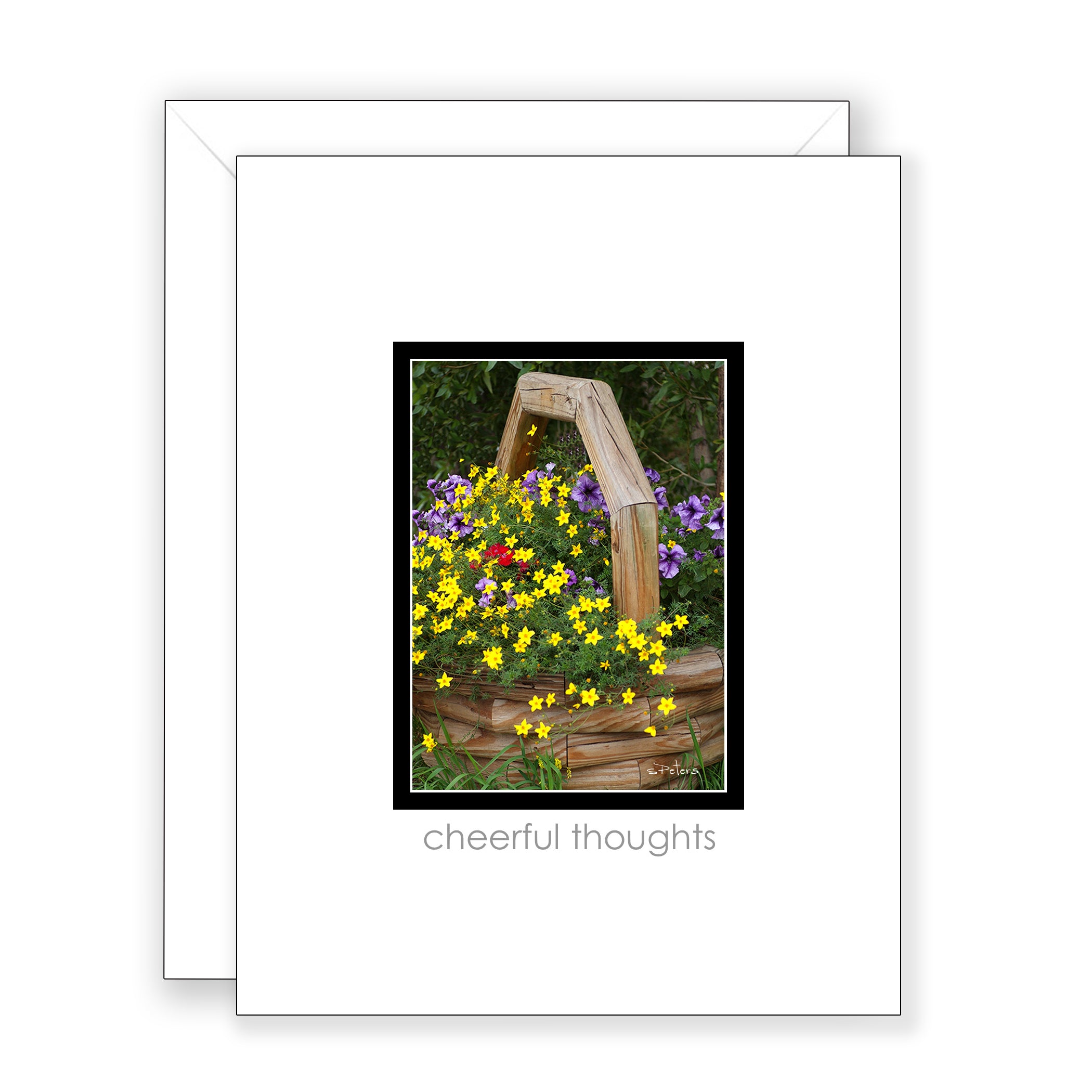 Posies and Pine (Philippians 4:13) - Get Well Card