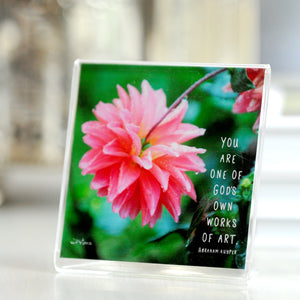 Rainy Day Dahlia - Framed Mini Print