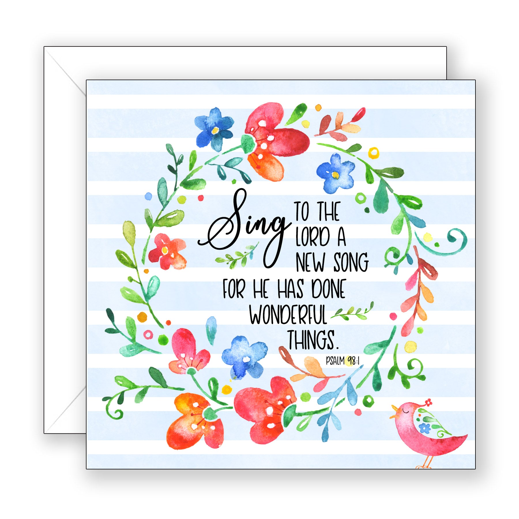 Sing to the Lord (Psalm 98:1) - Encouragement Card