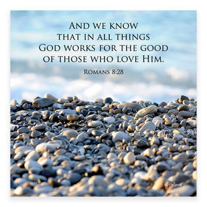 Stone Music (Romans 8:28) - Frameable Print