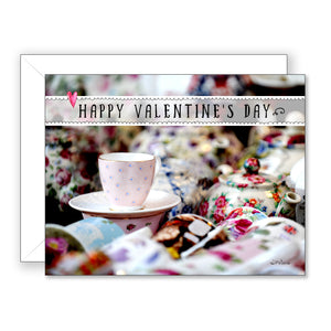 Teacup Heaven - Valentines Day Card