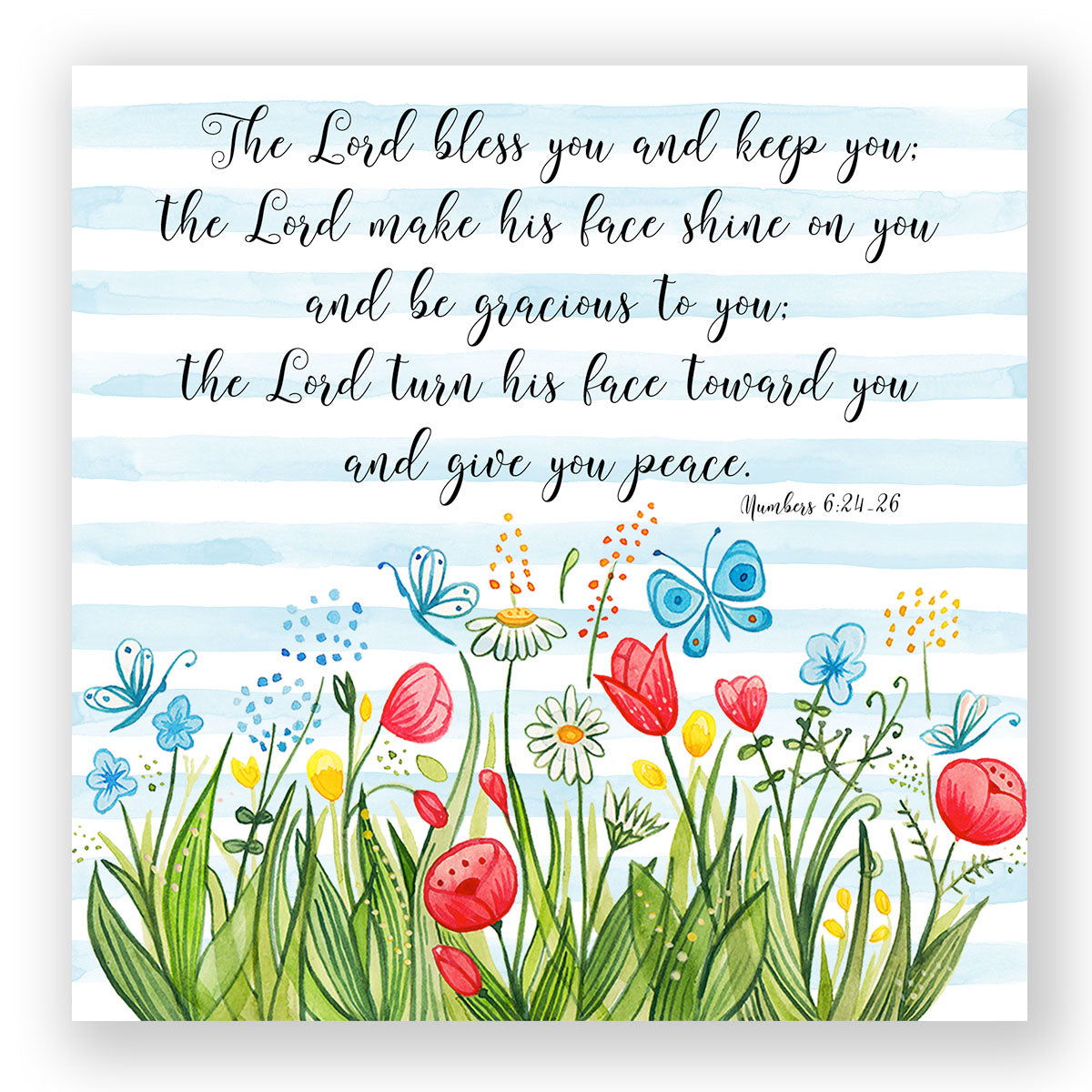 The Lord Bless You (Numbers 6:24-26) - Mini Print