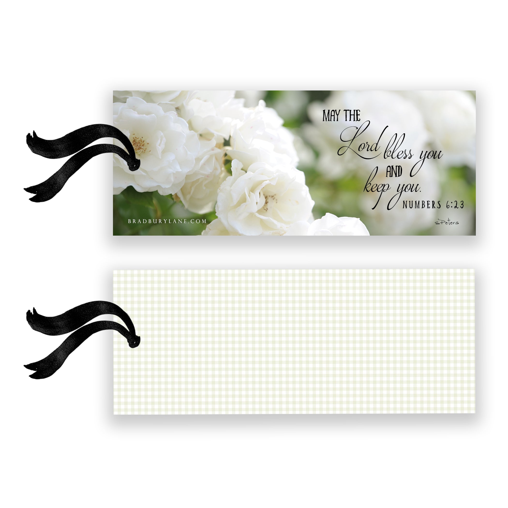 Whitechapel Walk (Numbers 6:24) - Bookmark w/Ribbon